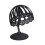 Hollowed Caps Storage Rack Black Stylish Durable 5