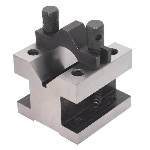 Precision V Block with Clamp Set 2-3/8 inch 90 Hardened 1