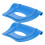 Lightweight Blue Plastic Tire Rim Protector Cushion for 6
