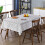White Lace Tablecloth Vintage Style 55x55 in 2