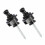 Guitar Strap Locks Schaller Style Black 4 pcs 3