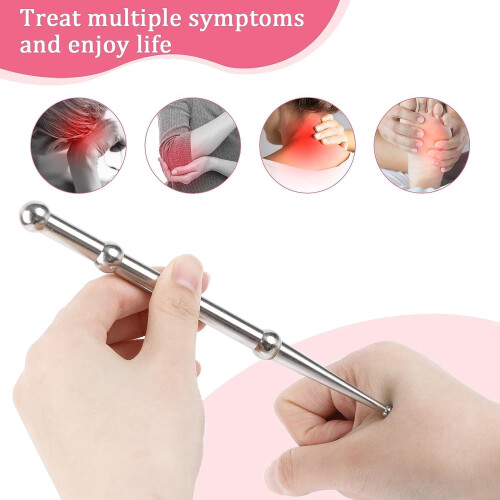 Stainless Steel Facial Reflexology Tool 3-Pack 1