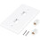 Ethernet Wall Plate Cat6 2 Pack White 2