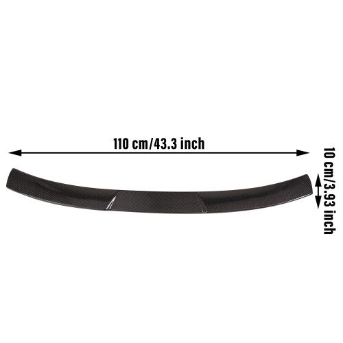 Window Mount Spoiler for Honda Civic 2016-2021 Carbon 1