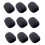 Microphone Wind Muffler Black 6 x 6.8 cm 9 pcs 4