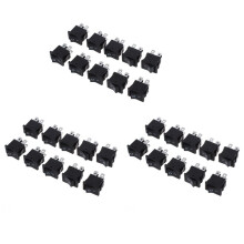 30 Pcs X 4 Pin -Off 2 Position DPST Boat Rocker Switches 10A/125V 6A/250V AC