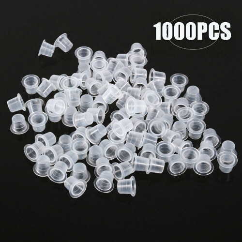 Ink Caps Plastic Pigment Cups 8mm 1000 pcs 1