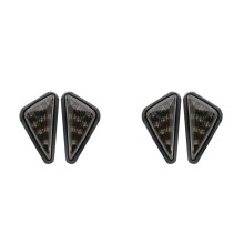 4 Pcs Flush Mount Triangle-Shaped LED Turn Signal Light, 12V Motorcycle Turn Signals Light for