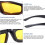 Motorcycle Glasses UV Protection Windproof Dustproof 4-Pair 4