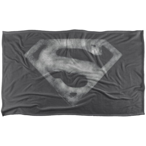 Superman Superman Fleece Distressed Logo Blanket