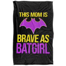 (58in x 36in, Multicoloured) DC Brave As Batgirl Silky Mothers Day Throw