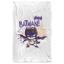 (58in x 36in, Multicoloured) Batman Silky Chibi Throw