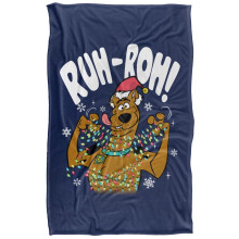 Scooby Doo Ruh Roh Christmas Throw