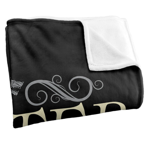 Game of Thrones Game of Thrones Winter Is Coming Silky Scroll Blanket 1