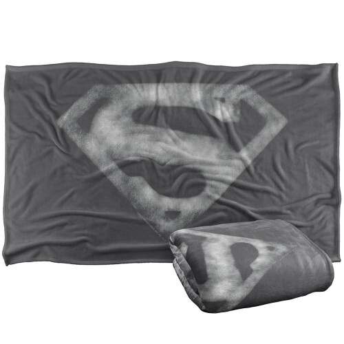 Superman Superman Fleece Distressed Logo Blanket 2
