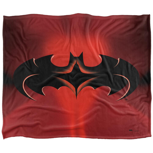 Batman (58in x 36in, Multicoloured) Batman Logo Nightwing Blanket