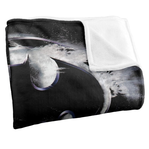 Batman (58in x 36in, Multicoloured) Batman Chalk Dust Blanket 1