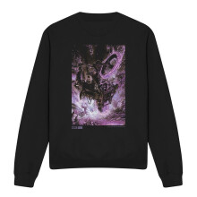 (XL, Black) Ghost Rider Unisex Adult Pain Midweight Sweatshirt