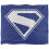 Superman (50in x 60in, Blue/White) Superman Silky Logo Supersoft Blanket 1