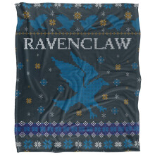 (58in x 36in, Multicoloured) Harry Potter Ravenclaw Fair Isle Blanket