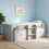 VidaXL vidaXL Storage Cabinet for Loft Bed 2 pcs Concrete Grey 1