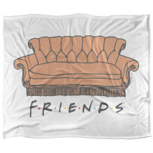 (36in x 58in, Multicoloured) Friends Sofa Blanket