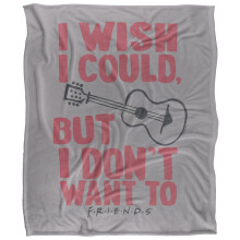 (36in x 58in, Multicoloured) Friends Wish I Could Blanket
