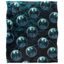 (58in x 36in, Multicoloured) Batman Repeat Logo Blanket