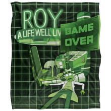 (36in x 58in, Multicoloured) Rick And Morty Roy Blanket