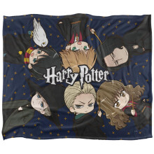 (36in x 58in, Multicoloured) Harry Potter Anime Blanket
