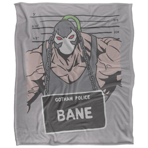 Batman (36in x 58in, Multicoloured) Batman Line Up Bane Blanket