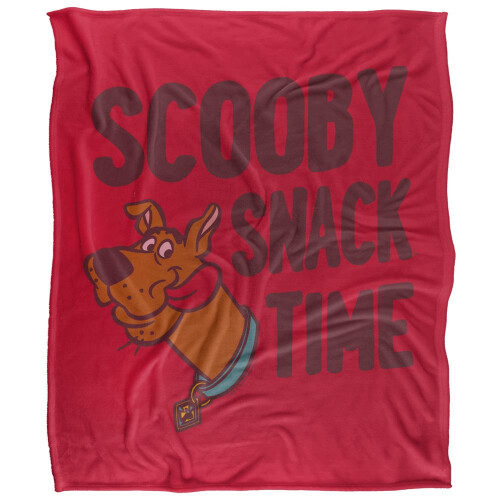 Scooby Doo (36in x 58in, Multicoloured) Scooby Doo Scooby Snack Time Blanket