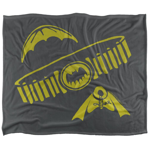 Batman (36in x 58in, Multicoloured) Batman Doodle Blanket