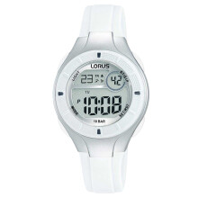 (One Size, White) Lorus Childrens/Kids Rubber Digital Watch