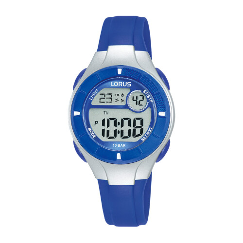 Lorus (One Size, Blue) Lorus Childrens/Kids Rubber Digital Watch