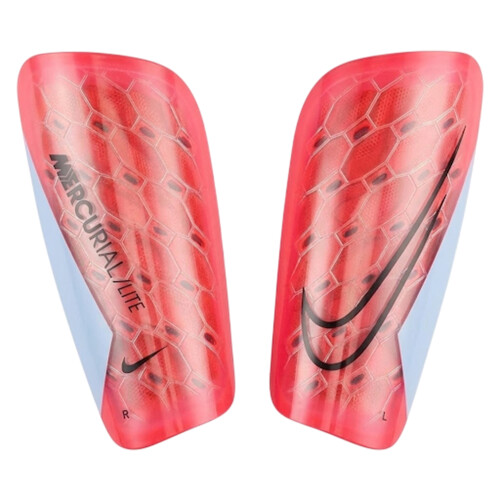 Nike (XL, Red/Black) Nike Mercurial Lite Shin Guards Set