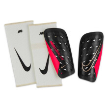 (M, Black/Red) Nike Mercurial Lite Shin Guards Set