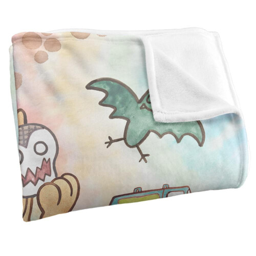 Scooby Doo (36in x 58in, Multicoloured) Scooby Doo Painted Blanket 1