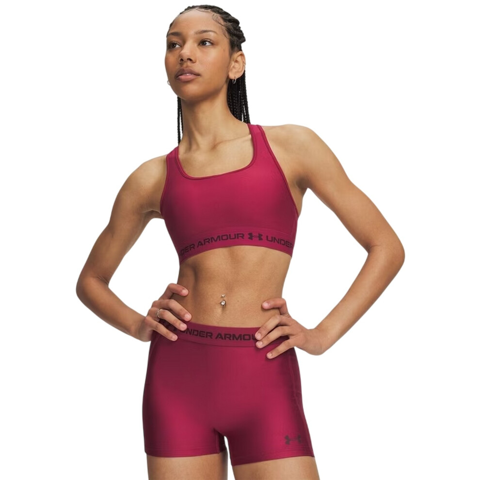 Under Armour (12 Uk, Claret) Womens/Ladies Medium Impact Sports Bra