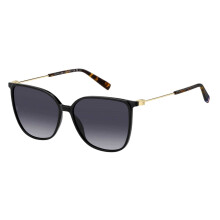 (One Size, Black) Tommy Hilfiger Round Sunglasses