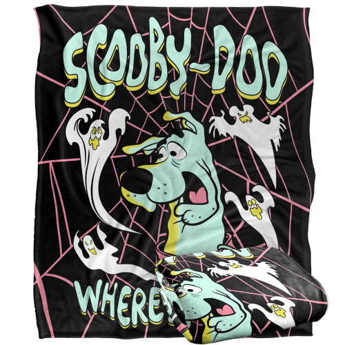 Scooby Doo (36in x 58in, Multicoloured) Scooby Doo Ghosts Blanket 2