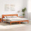 VidaXL vidaXL Bed Frame Brown 180 x 200 cm Solid Pine wood 3