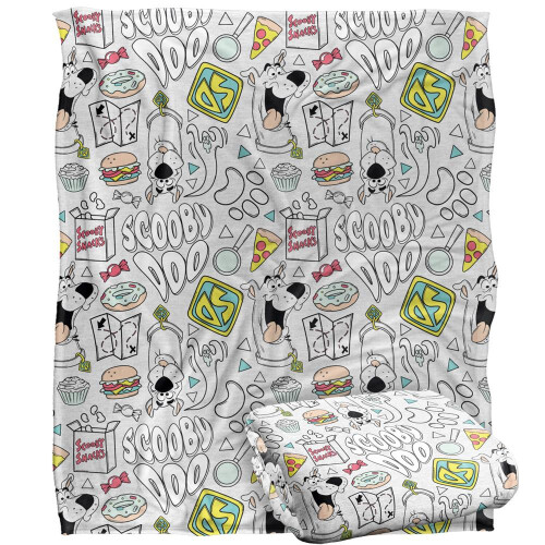 Scooby Doo (36in x 58in, Multicoloured) Scooby Doo Icons Blanket 1