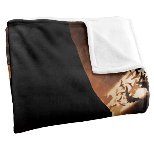 DC (58in x 36in, Multicoloured) DC Batman Begins Blanket 1