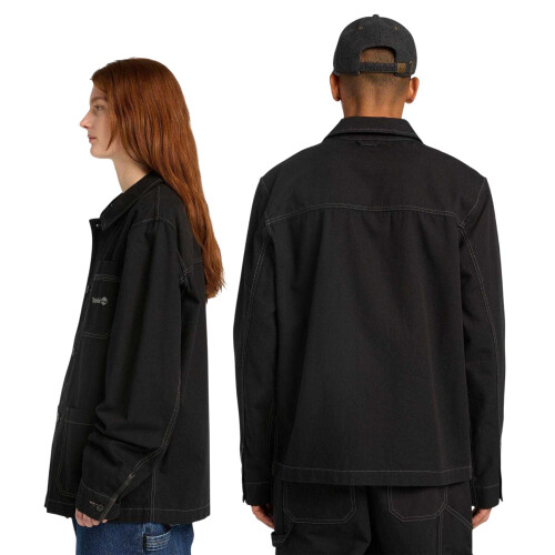 Timberland (XXL, Black) Timberland Mens Canvas Overshirt 1