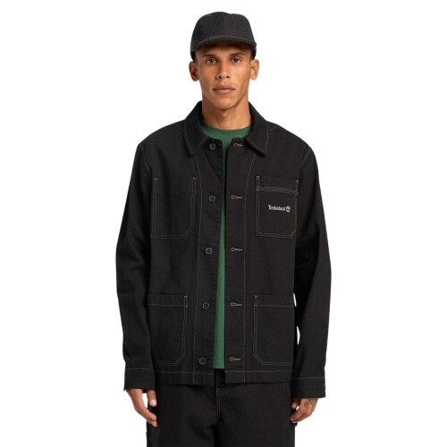 Timberland (XXL, Black) Timberland Mens Canvas Overshirt 2