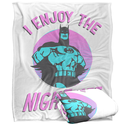 Batman (36in x 58in, Multicoloured) Batman Nightlife Blanket 1