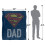 Superman (36in x 58in, Multicoloured) Superman Dad Logo Blanket 5