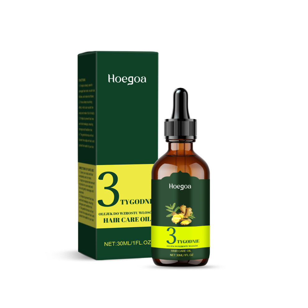 (30ml) HOEGOA hair care essential oil, refreshing and nourishing scalp, smooth and shiny hair, naturally fluffy hair care essential oil