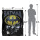 Batman (58in x 36in, Multicoloured) Batman Batmobile Logo Blanket 5